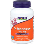 Now Foods D-Mannose, 120 Caps 500 mg (Pack of 3)