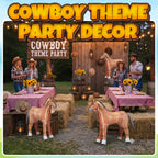 37-Inch Inflatable Horse Decoration for Western, Cowboy & Farm Parties