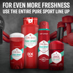 Old Spice Aluminum Free Deodorant for Men, High Endurance, 24/7 Lasting Freshness & Long Lasting Scent, 24/7 Advanced Sweat & Odor Protection, Pure Sport Scent, 3.0 oz (Pack of 2)