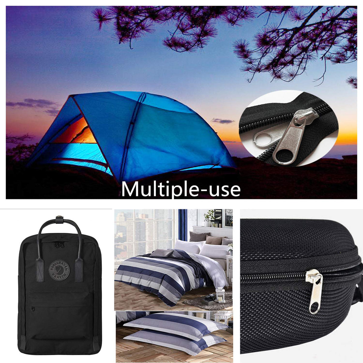 Meikeer 252Pcs Zipper Repair Kit Replacement Pulls Bags Jackets Luggage