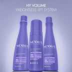 Nexxus Hy-Volume Cloud Foam Hair Foam for Lift and Volume For Flat & Limp Hair Hair Styling Foam Powered by Magnitube Volumizer Technology with Hyaluronic Acid 5.5 fl oz