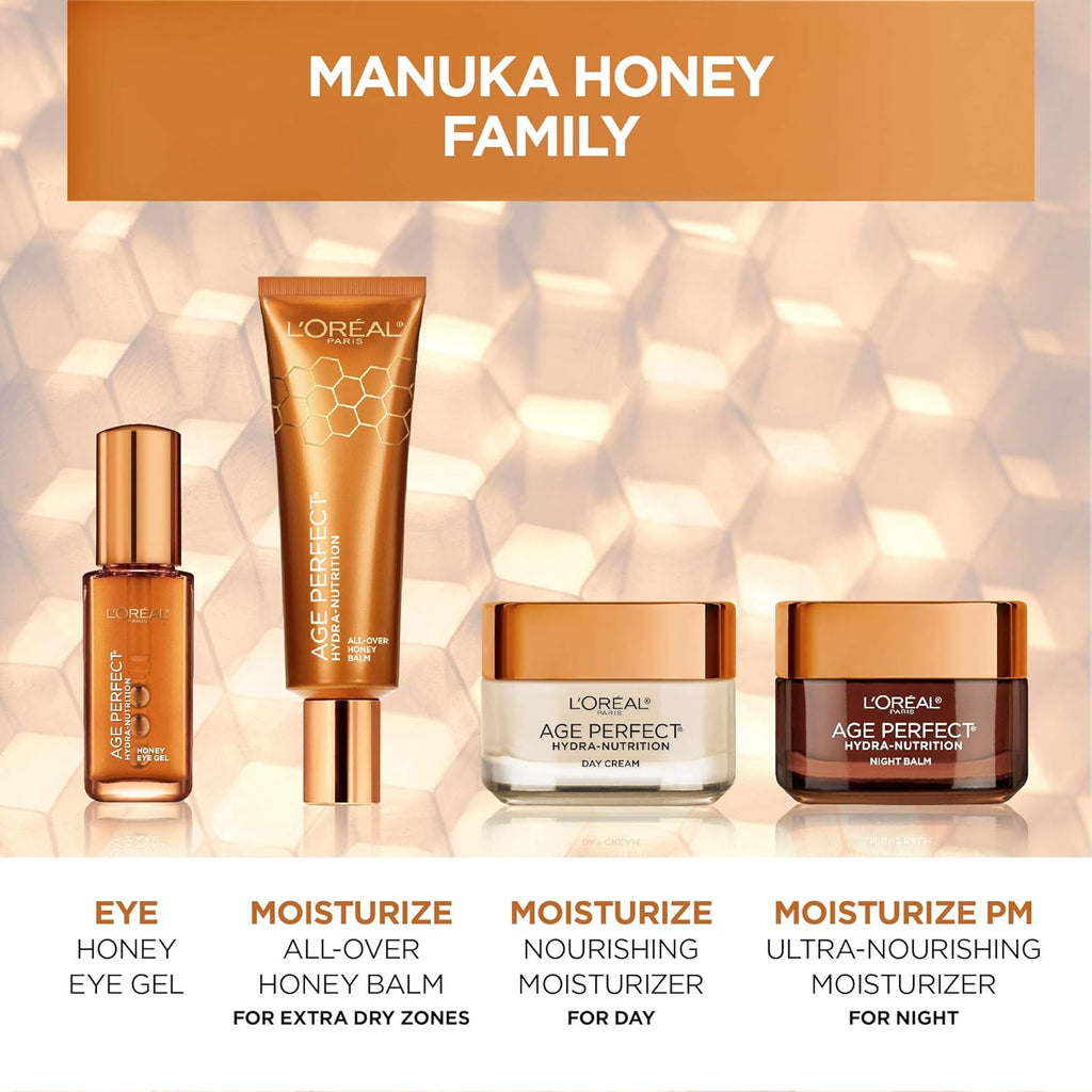 Buy now L'Oreal Paris Skincare Age Perfect Hydra-Nutrition Anti-Aging Day Cream with Manuka Honey Extract, 1.7 Ounce at indiglob india