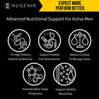 Nugenix Multivitamin for Men, Testosterone Supplement for Men, 60ct