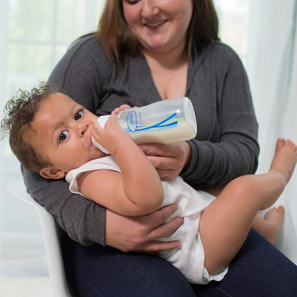Dr. Brown's Anti-Colic Options+ Wide-Neck Baby Bottle, 9 oz, 4-Pack