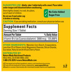 Nature Made Vitamin B12 3000 mcg Fast Dissolve Tablets, 40 Tablets | Easy to Take Sublingual B12 Tablets for Energy Metabolism Support for Men and Women, Sugar Free, 40 Day Supply