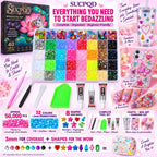 Bedazzling Kit, 3mm Rhinestones, 40 Colors, 8 Accent Gem Shapes