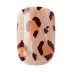 Kiss Impress No Glue Mani Press On Nails, Design, 'Romantique', Black, Short Size, Squoval Shape, Includes 30 Nails, Prep Pad, 1 Manicure Stick, 1 Mini File
