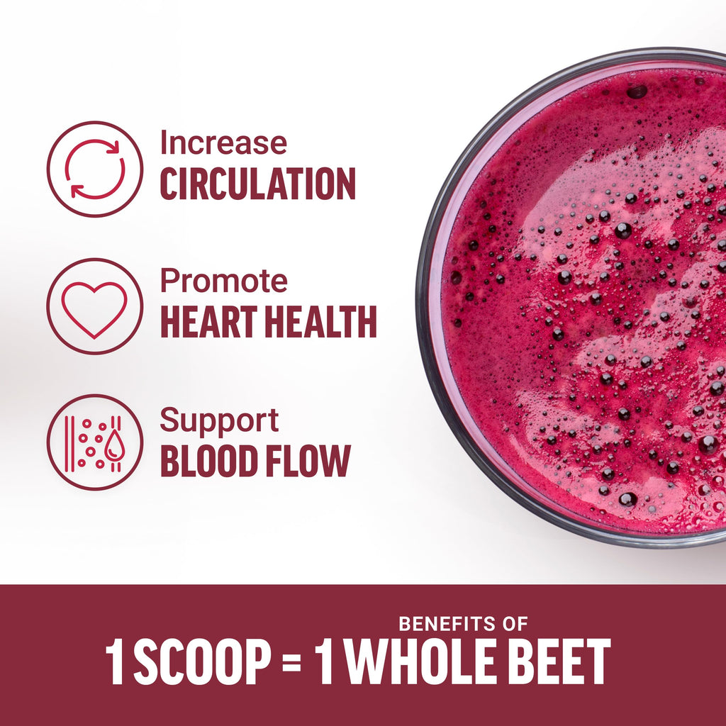 Force Factor Total Beets Organic Beet Root Powder Superfood, Non-GMO | Boost Daily Nutrition, USDA Organic, Vegan, Gluten-Free, and Beet Supplement, Unflavored, 90 Servings
