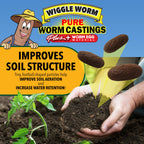 Wiggle Worm 100% Pure Worm Castings Plus Worm Egg Material, 40lb