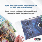 Buy now BCW Current/Modern Comic Bags - 100 ct | Acid-Free Modern Comic Bags for Current Issues | Exterior 6 7/8 x 10 1/2 inches | Crystal Clear Protection for Your Comic Collection at indiglob india