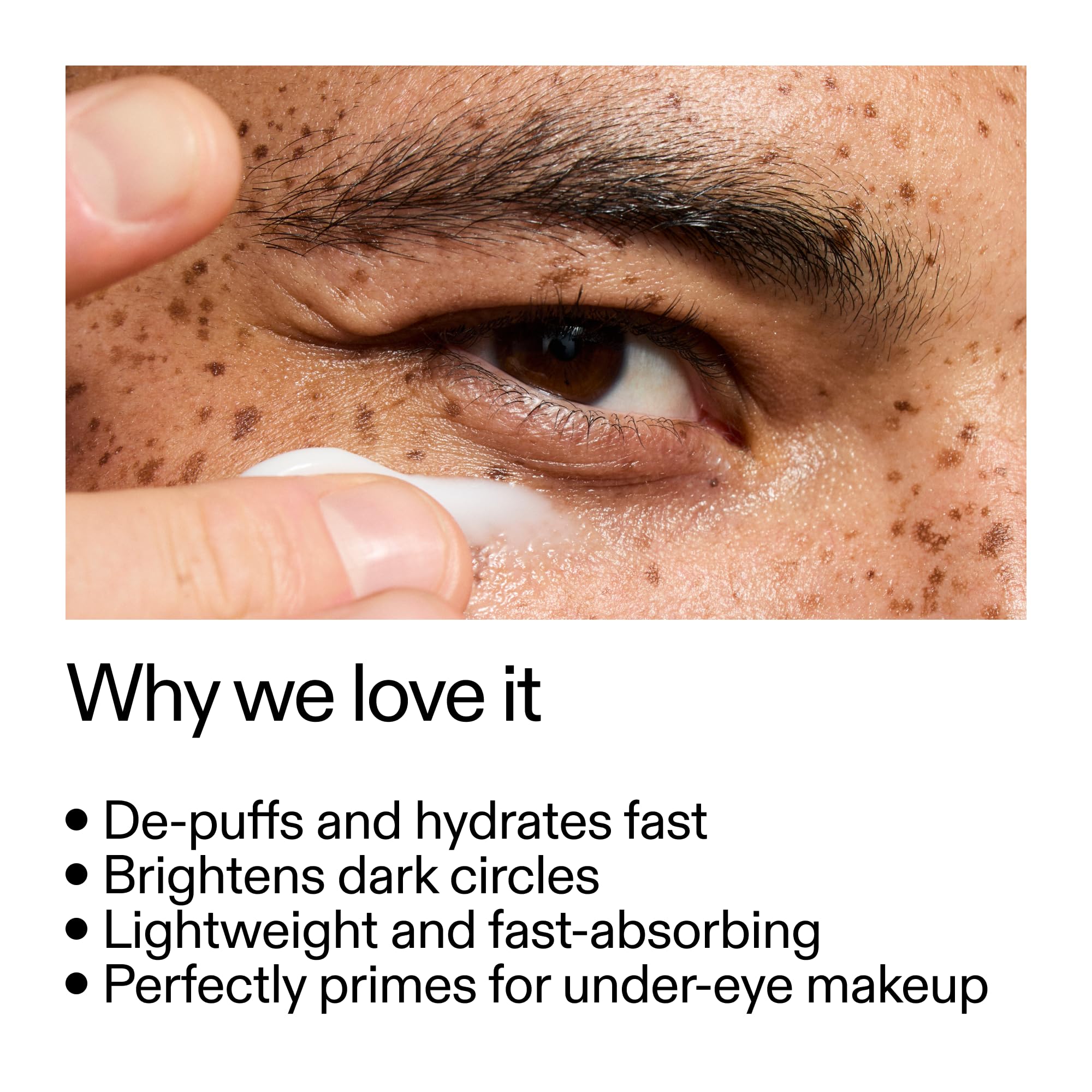 The INKEY List Caffeine Eye Cream, Reduce Eye Puffiness and Dark Circle, Blur Fine Lines, 0.5 fl oz | Lightweight Under-Eye Cream with Caffeine and Matrixyl 3000 to Help Reduce Puffiness, Dark Circles and Fine Lines