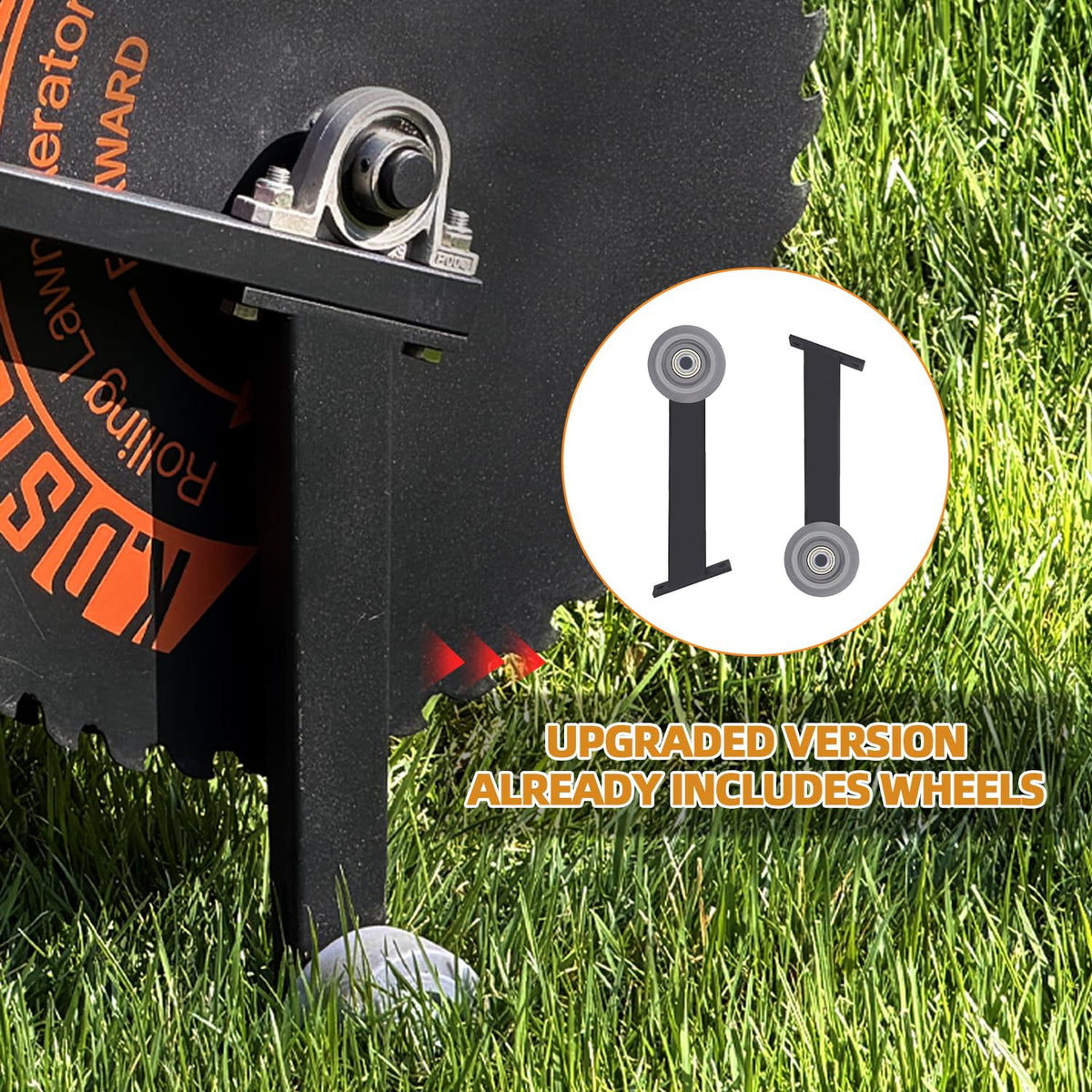 Patented Rolling Lawn Aerator Manual Coring Tool Compacted Soil Loosening