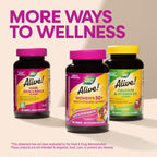 Nature's Way Alive! Women's 50+ Multivitamin Gummies, Mixed Berry, 130 ct | Daily Gummy Multi with B-Vitamins, Vitamin D3 & Calcium to Support Heart, Brain, & Bone Health for Women 50 and Older*