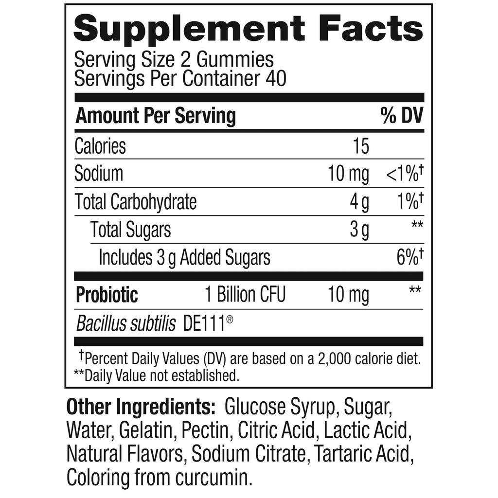 OLLY Probiotic Gummy, Immune System & Digestive Support*, Mango - 50 Count