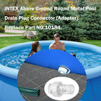 10184 Intex Hose Drain Plug Connector Replacement Intex Round Swimming Pool