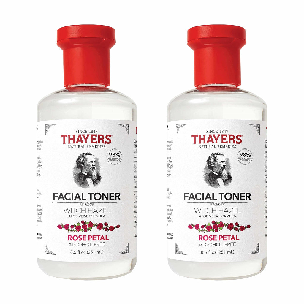 Buy now THAYERS Alcohol-Free Rose Petal Witch Hazel Facial Toner for Glowing Skin, Soothing, Hydrating, Refreshing Toner for All Skin Types, 12oz (Packaging May Vary) at indiglob india