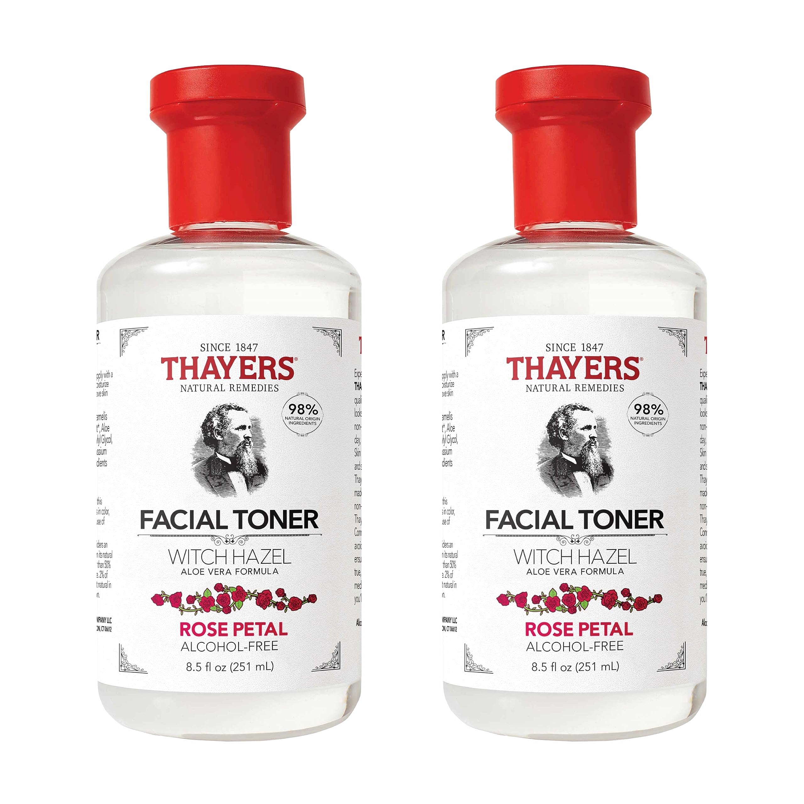 Buy now THAYERS Alcohol-Free Rose Petal Witch Hazel Facial Toner for Glowing Skin, Soothing, Hydrating, Refreshing Toner for All Skin Types, 12oz (Packaging May Vary) at indiglob india