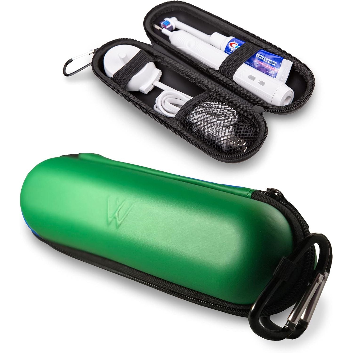 Buy now Wilken Electric Toothbrush Case | Universal Travel Case | Compatible with Oral B Pro, Phillips Sonicare and More | (Blue) Green at indiglob india