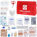 150 Piece Small First Aid Kit Portable Emergency Bag Compact Medical Kit