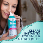 Buy now Vicks Sinex Saline Moisturizing Nasal Spray, with Aloe, Drug Free Ultra Fine Mist, Clear Everyday Sinus Congestion Fast, Clear Mucus from a Cold or Allergy, 5 OZ x 2 at indiglob india