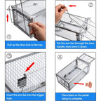 Buy now Gingbau Chipmunk Trap Humane Live Mouse Rat Cage Trap - Small at indiglob india