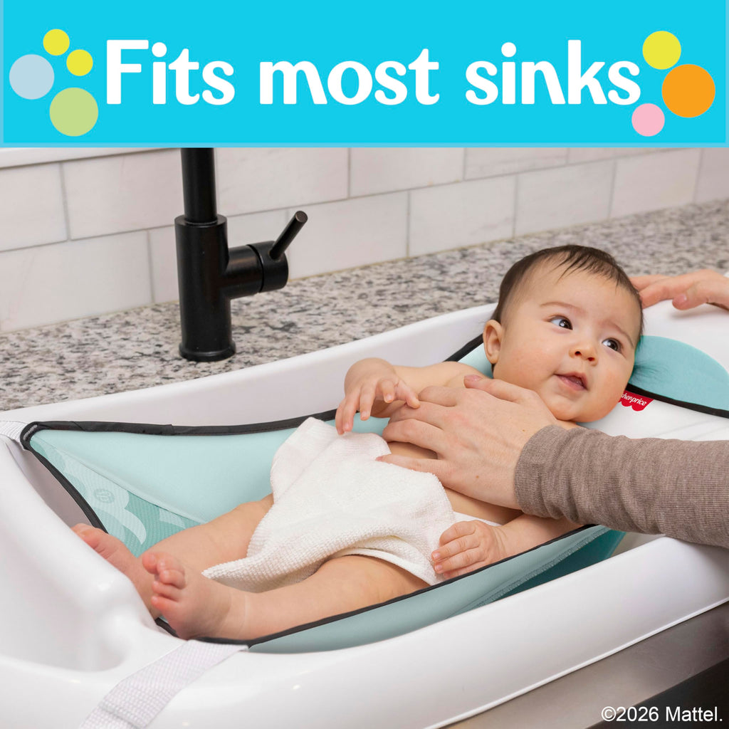 Fisher-Price™ 3-N-1 Grow with Baby Infant to Toddler Bath Tub with Supportive Sling