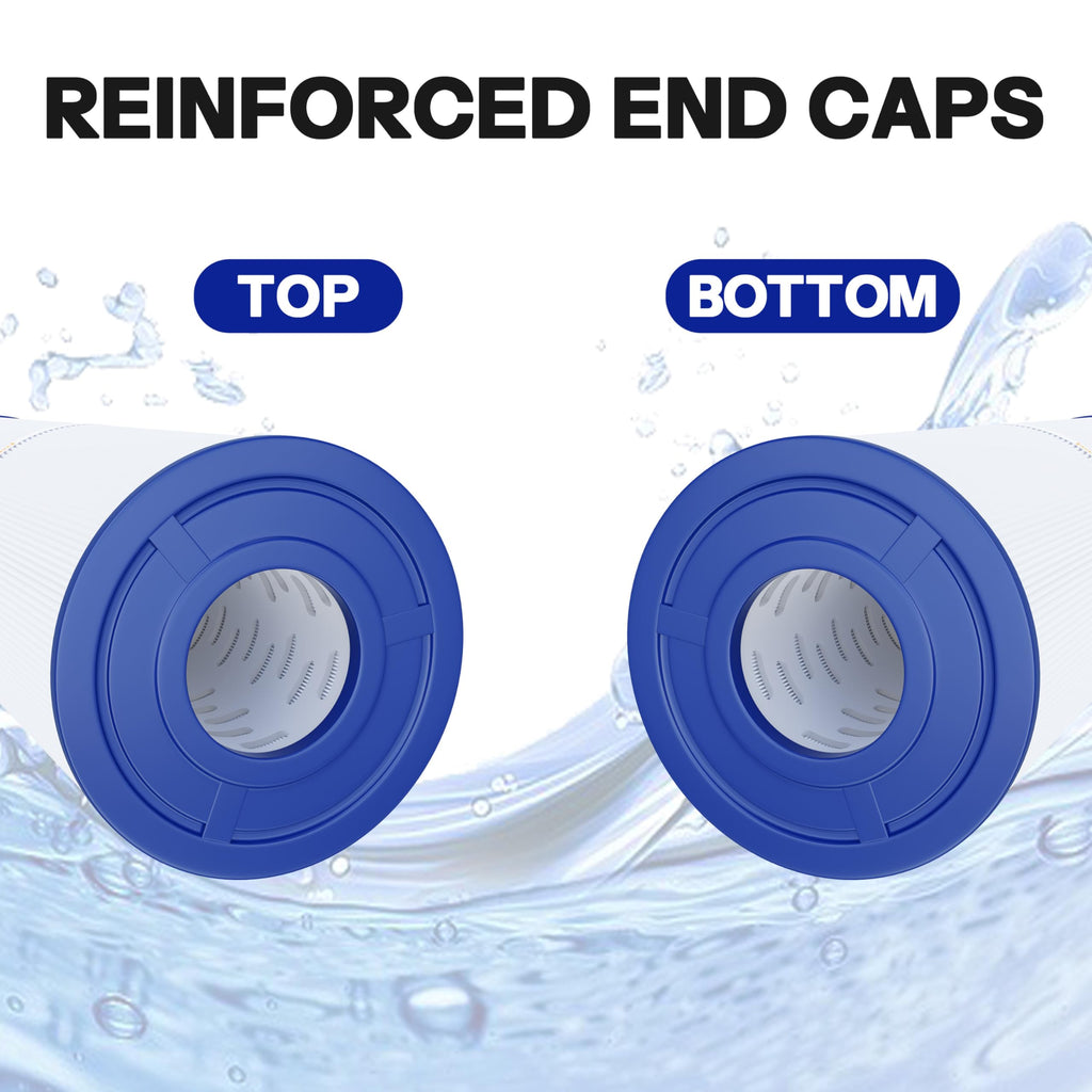 Spa Filter Compatible with Cryspool CP-04075, PRB50-IN, C-4950, 413-212-02, FC-2390, J210/ J220/ J235/ J245/ J275, 03FIL1600, 5X13 Drop in Hot Tub Filter 2 Pack