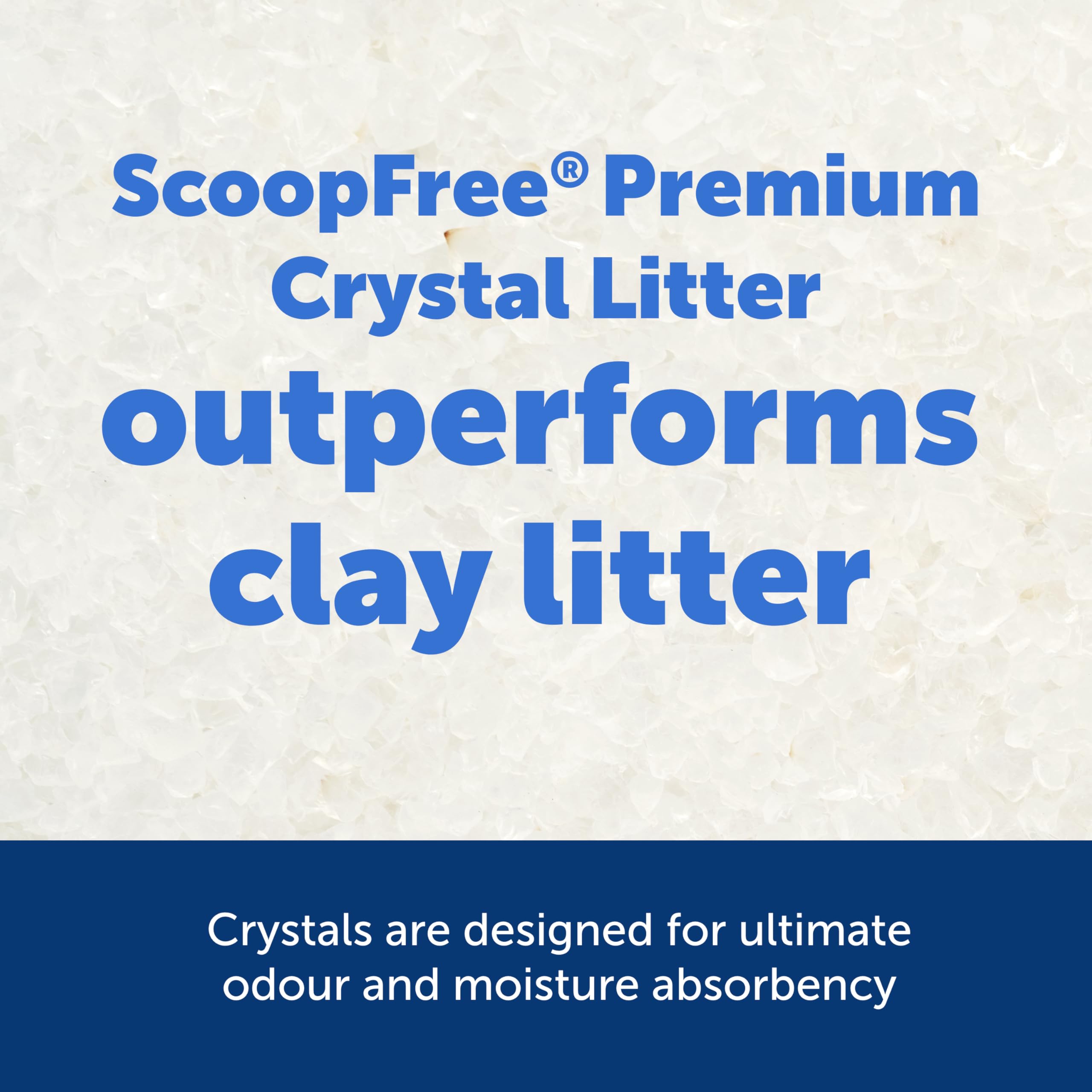 Buy now PetSafe ScoopFree Premium Natural Cat Litter - Eco-Friendly Long-Lasting Litter - High Absorbency & Low-Tracking Design - Non-Clumping Pebbles - 4.2 lb Bag - 2 Pack at indiglob india