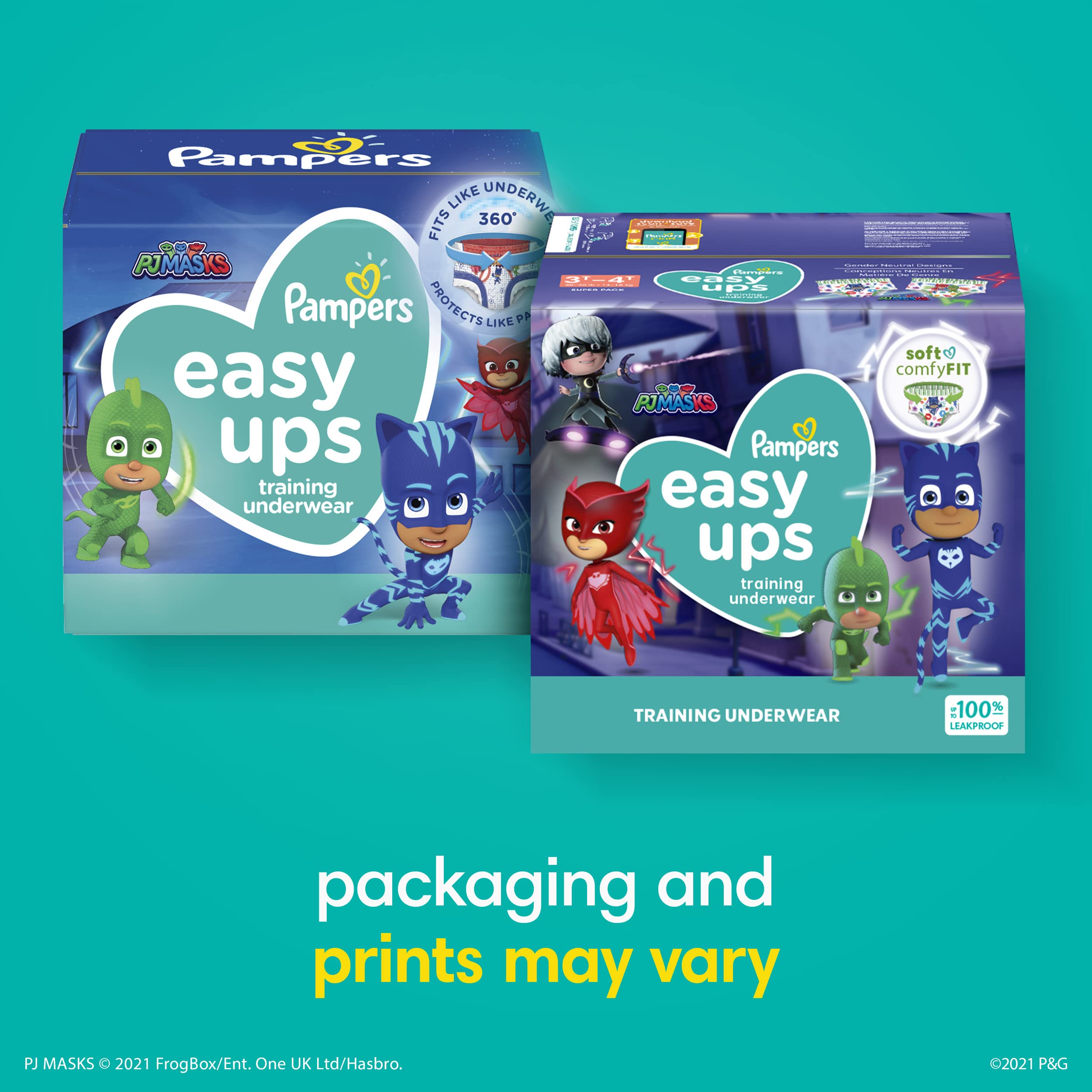 Buy now Pampers Easy Ups Boys & Girls Bluey Potty Training Pants - Size 2T-3T, 132 Count, Training Underwear (Packaging May Vary) at indiglob india