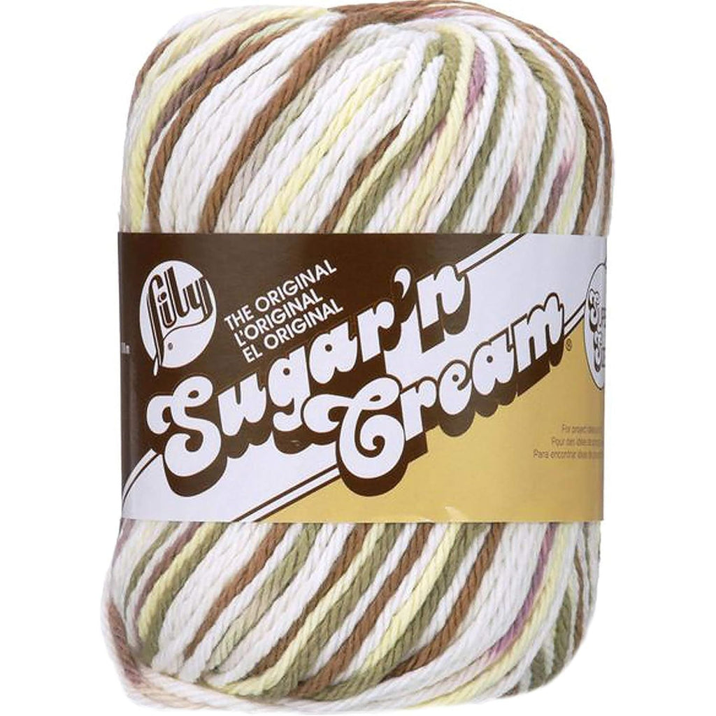 Buy now Lily Sugar'n Cream Super Size Ombres Yarn, 3 oz, Potpourri, 1 Ball 3 oz Small Ball Wooded Moss at indiglob india