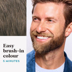 Buy now JUST FOR MEN Color Gel Mustache & Beard M-35 Medium Brown 1 ea at indiglob india