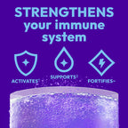 Emergen-C Immune+ Triple Action Immune Support Powder, Elderberry, 18 ct