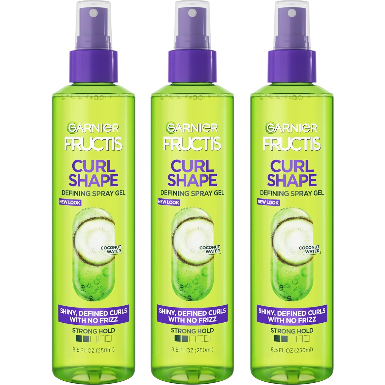 Buy now Garnier Fructis Style Curl Shape Defining Spray Gel for No Frizz, 8.5 Fl Oz, 3 Count (Packaging May Vary) at indiglob india
