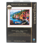 Buy now Dimensions Gold Collection Counted Cross Stitch Kit, Parrot Tulips, 14 Count Black Aida, 12'' x 15'' Lakeside Village at indiglob india