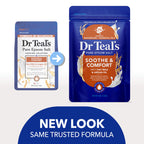 Dr Teal's Epsom Salt Magnesium Soak, Soothe & Comfort with Oat Milk & Argan Oil, 3 lbs