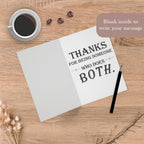 Cheerin Appreciation Card with Envelope - Thank You Cards for Coworkers, Teachers, Friends, Boss, or Parents - Inspiration Cards 5x8 Inch