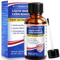 Wart Remover Liquid - Gentle Formula for Plantar Warts, Common & Corn on Feet, Hands and Other External Areas - Salicylic Acid - NET WT: 30ml/ 1fl oz