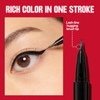 Buy now REVLON ColorStay Lash Serum + Liner, Waterproof Eyeliner, Healthier Looking Eyelashes, Smudge-Resistant Flexible Brush Tip, 001 Blackest Black at indiglob india