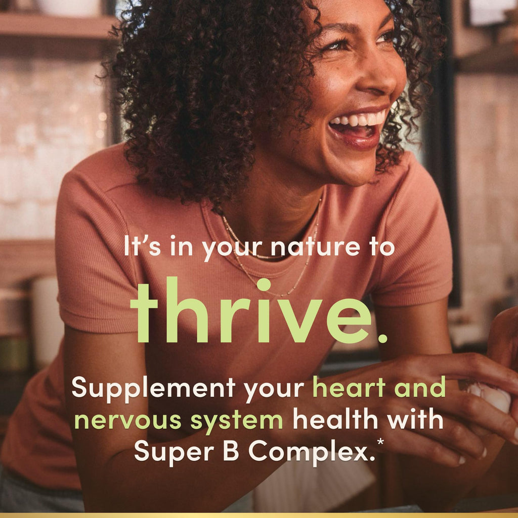 Nature's Bounty Super B Complex Vitamins with Vitamin C & Folic Acid