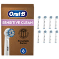 Buy now Braun Oral-B 4210201320180 Sensitive Clean Toothbrush Heads for Our Gentle Cleaning, in Letterbox Packaging Pack of 8 at indiglob india