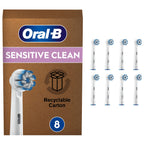 Buy now Braun Oral-B 4210201320180 Sensitive Clean Toothbrush Heads for Our Gentle Cleaning, in Letterbox Packaging Pack of 8 at indiglob india