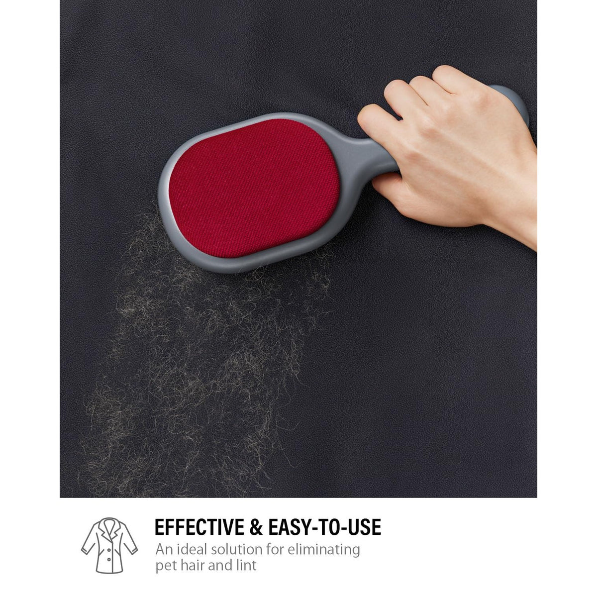 VASSON Double-Sided Lint Brushes for Clothes & Pet Hair Remover