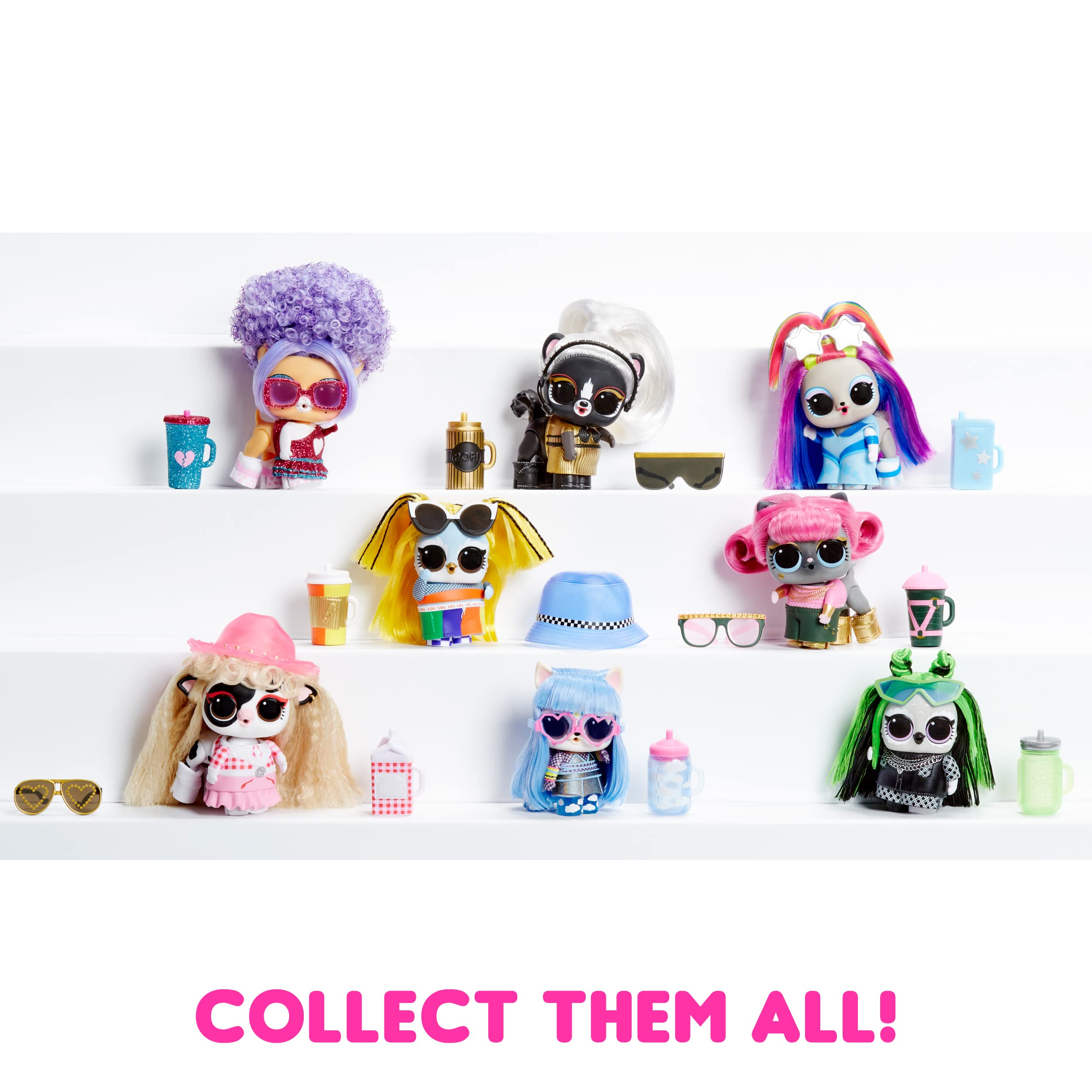 Buy now L.O.L. Surprise! Hair Pets with 10 Surprises- Collectible Pet with Real Hair, Including Music Themed Accessories, Holiday Toy, Great Gift for Kids Girls Boys Ages 4, 5, 6+ Years Old - Assorted Toy at indiglob india