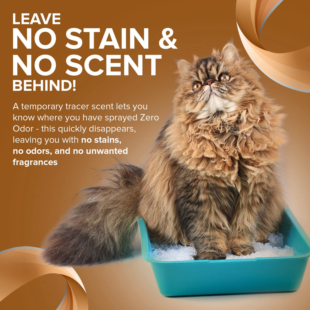 Zero Odor Pet Stain Remover & Odor Eliminator Spray for Carpet, 16 oz