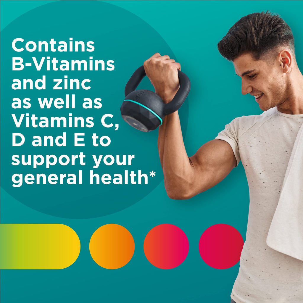 Centrum MultiGummies for Men 18 and Over, 100 Count | Contains Vitamin D3, B Vitamins and Antioxidants, Gluten Free, Non-GMO Ingredients, GLP-1 Support