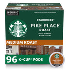 Buy now Starbucks K-Cup Coffee Pods, Medium Roast Hot or Iced Coffee, Pike Place Roast, 96 Keurig Pods at indiglob india