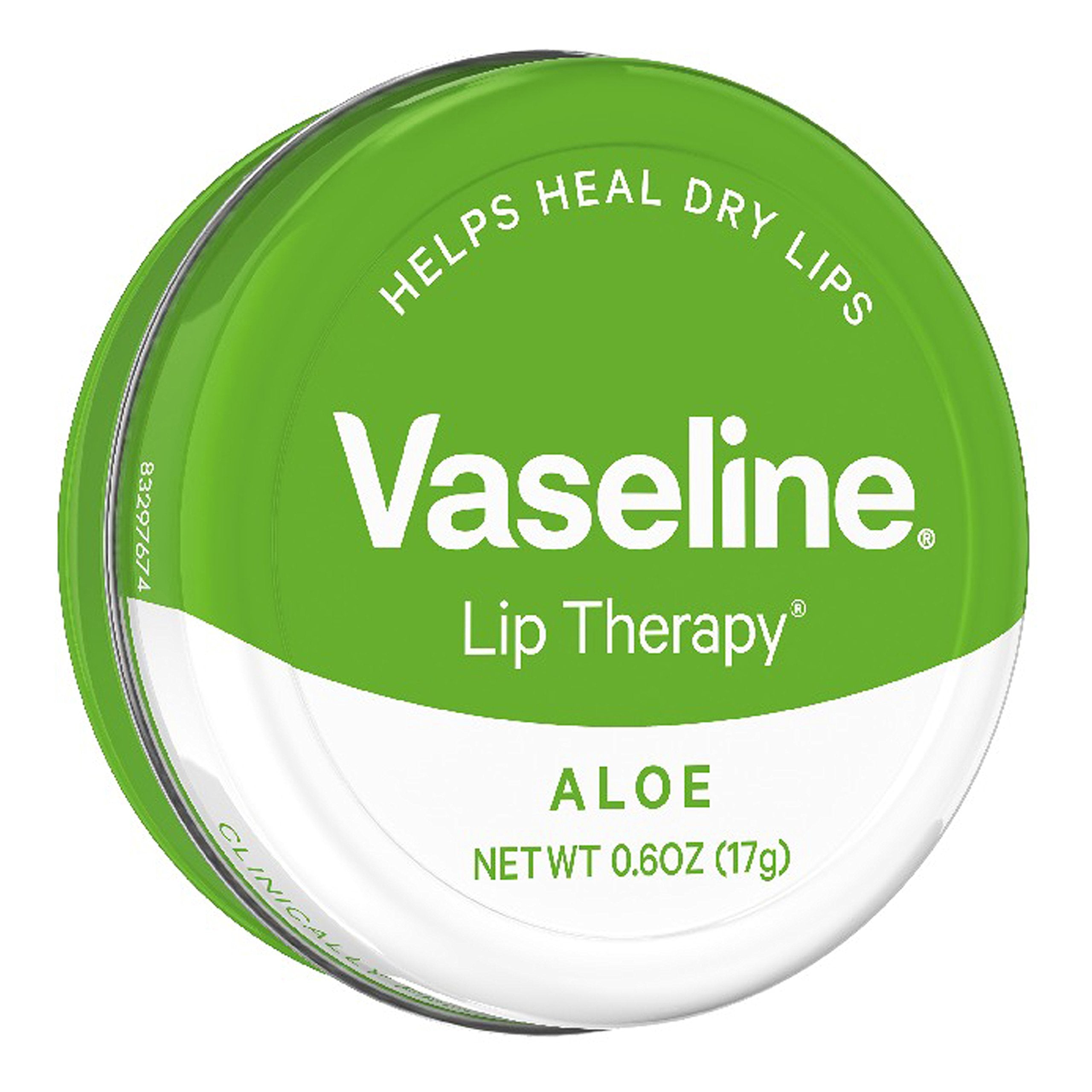 Buy now Vaseline Lip Therapy Lip Balm Tin, Aloe Vera, 0.6 oz at indiglob india