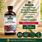 Nature's Answer Tart Cherry 8 Ounce Liquid | Promotes Recovery & Sleep | Rich in Anthocyanins | Non GMO | Gluten Free | Vegan