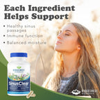 RidgeCrest Herbals SinusClear Mullein Sinus, Nasal and Immune Support 60 Ct