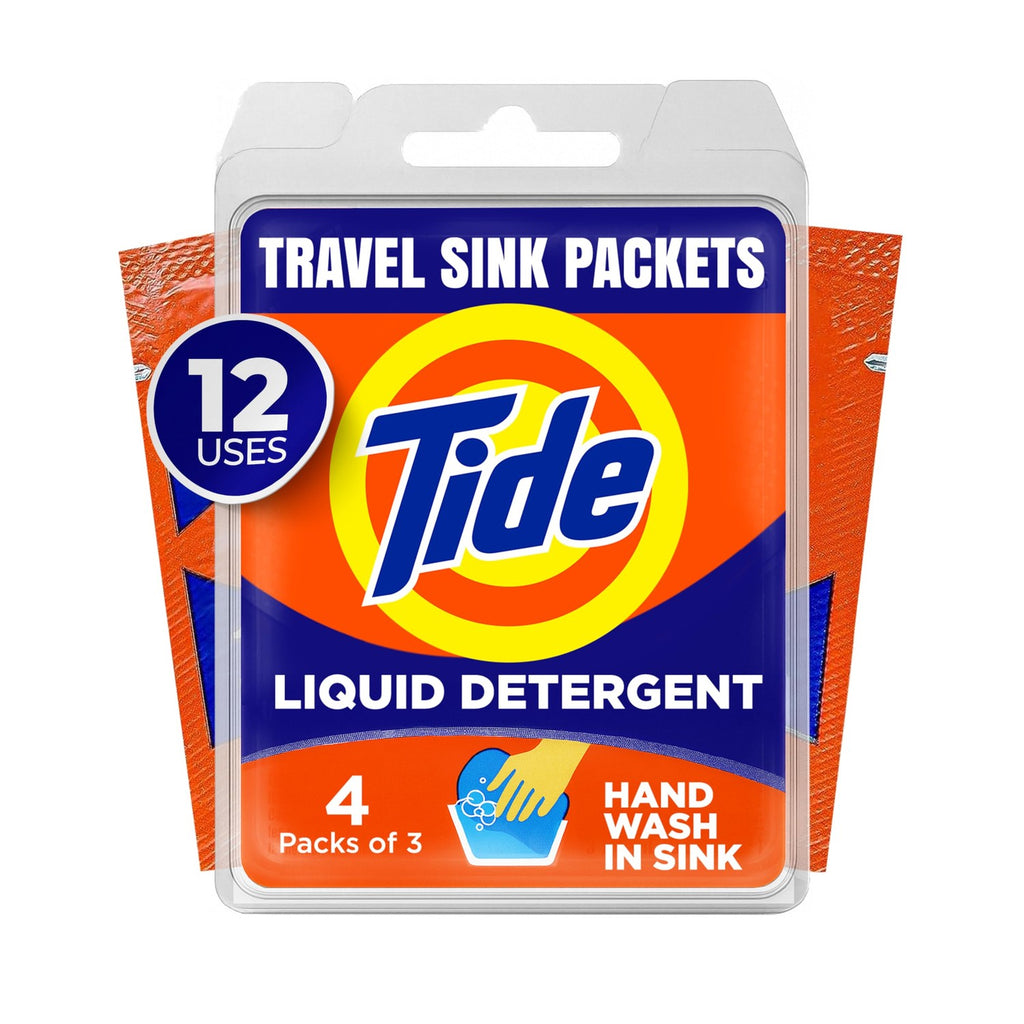 Tide Sink Pack Liquid Laundry Detergent, 0.51 oz, Pack of 12
